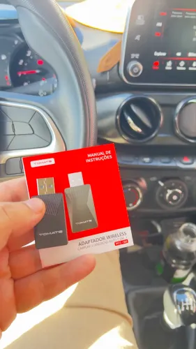 Adaptador sem fio Android auto e. Apple CarPlay