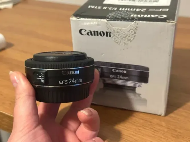 Lente Canon 24mm - NOVA Usada somente para teste!