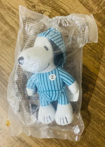 Boneco Snoopy de Pijama - Vintage 2005 Mc Donald's