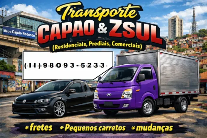 Transportes Capao & Zsul fretes carretos 