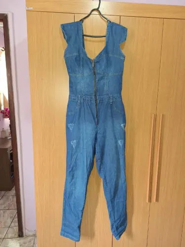 ? Macacão Jeans Feminino - Lindo e Estiloso