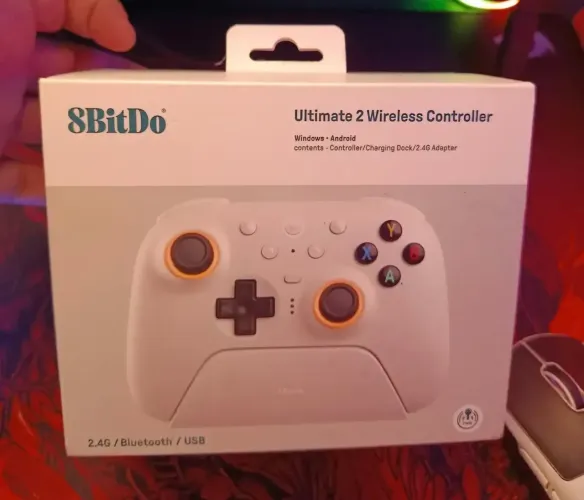 Controle 8bit do ultimate 2 gatilhos hall effect TMR- Bluetooth, PC e Android - Lacrado