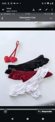 Kit calcinha fio