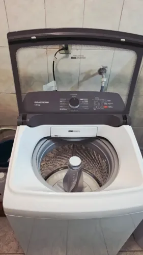 Máquina de Lavar Brastemp 12Kg Branca - Modelo BWK12AB (110V)