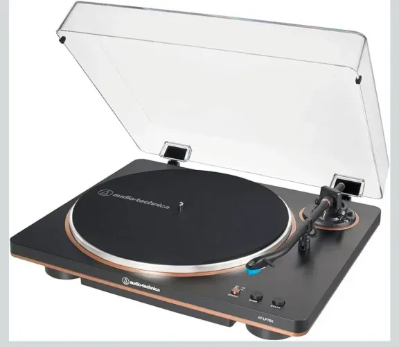 Toca-Discos Automático Audio-Technica AT-LP70X-BZ Edição Especial Preto & Bronze. Novo.