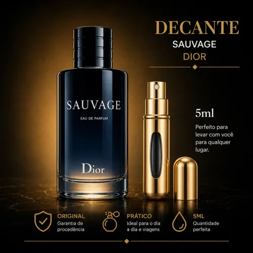 DECANTE 5 ML PERFUME ORIGINAL SAUVAGE DIOR