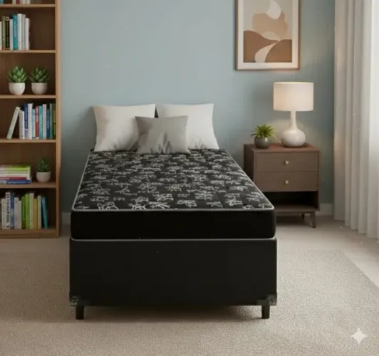 Conjunto Base com Colchão D20 Solteiro 