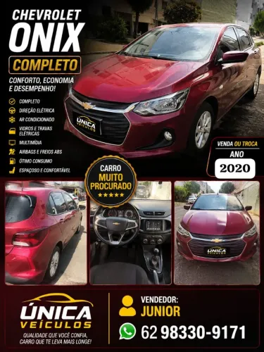 Chevrolet Onix PLUS LT 1.0 12V TB FLEX AUT. 4P 2020