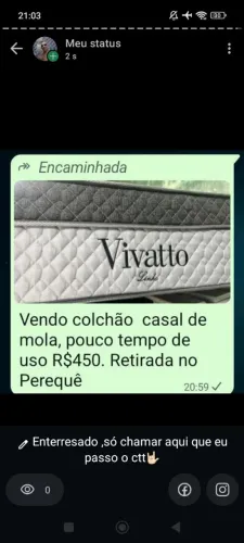 Colchão casal novo