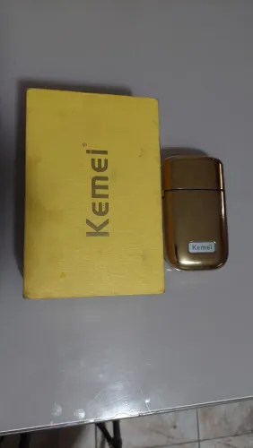 MÁQUINA DE ACABAMENTO PROFISSIONAL SHAVER CABEÇA E BARBA KEMEI 