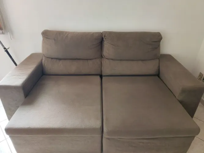 Sofá reclinável