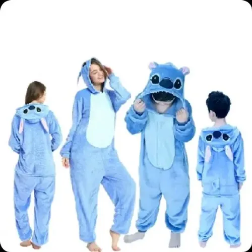 Pijama Kigurumi Stitch Pikachu Sonic Panda - PROMOÇÃO 