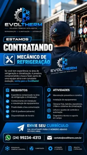 Procuro mecânico de refrigeração