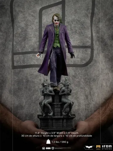 Estátua The Joker - The Dark Knight - Art Scale 1/10 - Iron Studios