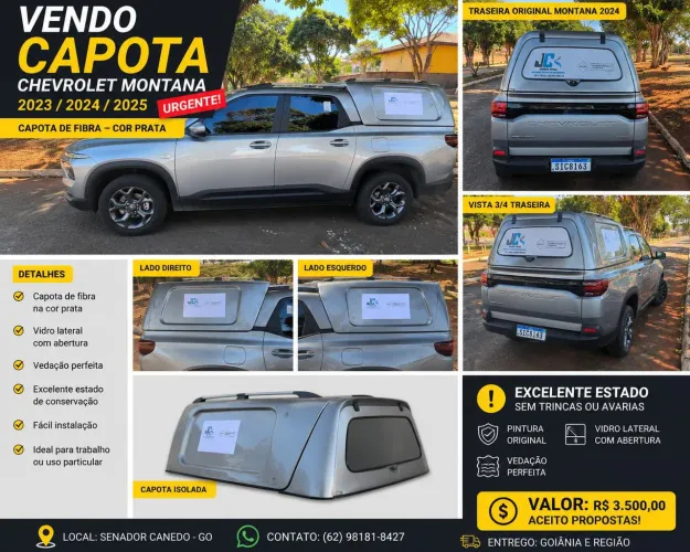 ? CAPOTA CHEVROLET MONTANA 2024 ? | IMPECÁVEL | PRONTA ENTREGA