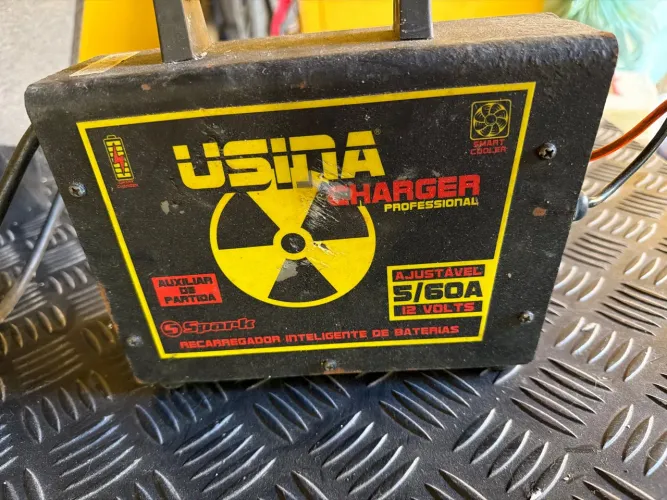 Carregador de Bateria Usina Spark 60A 12V Bivolt - Profissional