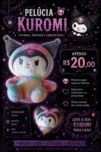 ? A PELÚCIA DA KUROMI MAIS FOFINHA?