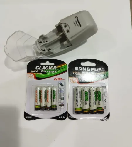 Kit de pilhas recarregáveis ou separados