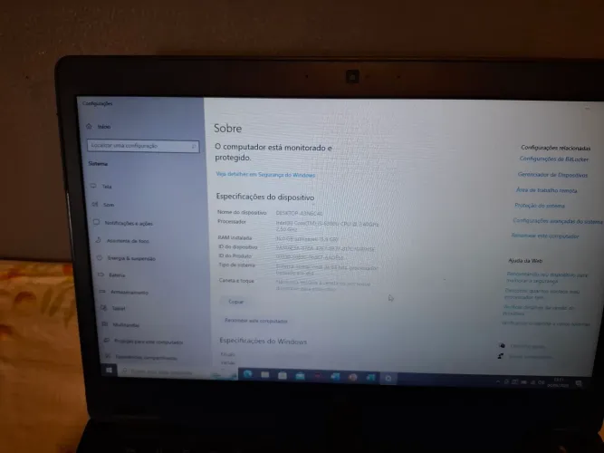 Dell Latitude 5480 | i5 vPro | 16GB RAM | SSD 256GB | Estado Impecável