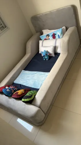 CAMA MONTESSORIANA MACIA + COLCHÃO SOLTEIRO