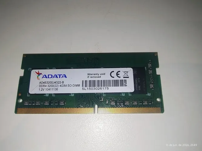 Memória ddr4 4gb 3200mhz