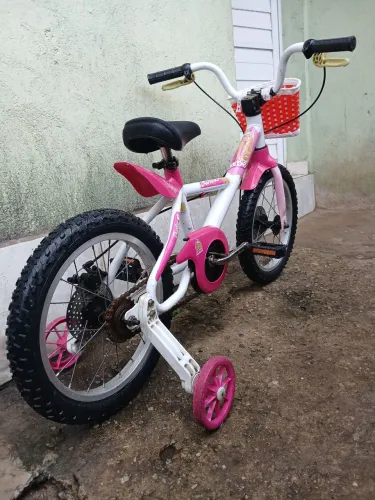 Bicicleta aro 16 Nathor Barbie