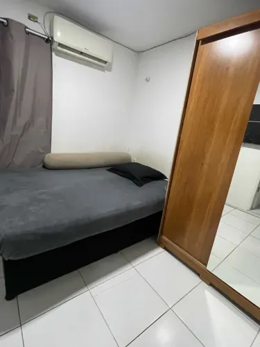 Cama boxe casal + colchão