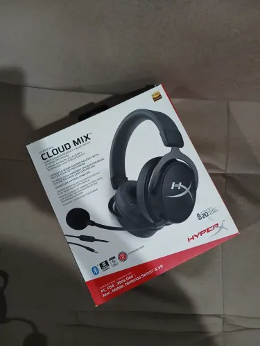 Headset hyperx cloud mix, Bluetooth e cabo
