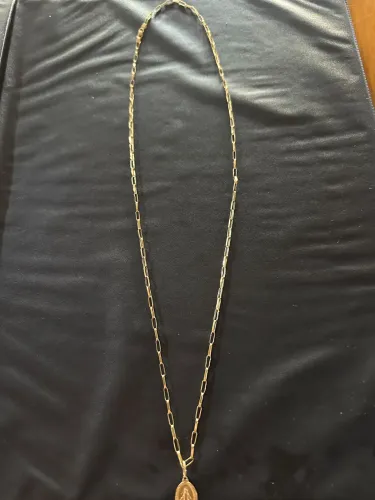 Corrente de Ouro 18K com Pingente - Elegância e Brilho em 4,4 g
