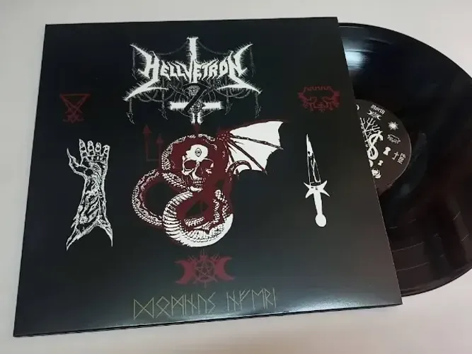 Hellvetron - Dominus Inferi Lp black/death Nexul Von Teitanblood Beherit Blasphemy
