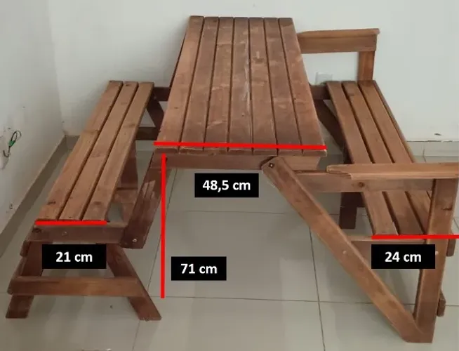 Banco/Mesa de Camping