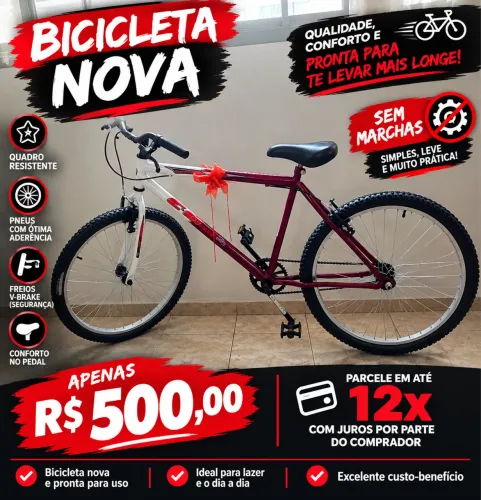 Bike nova nunca usada (valor negociável)