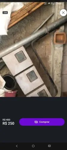 Padrão 110 com 3 caixas 2500 instalado no local
