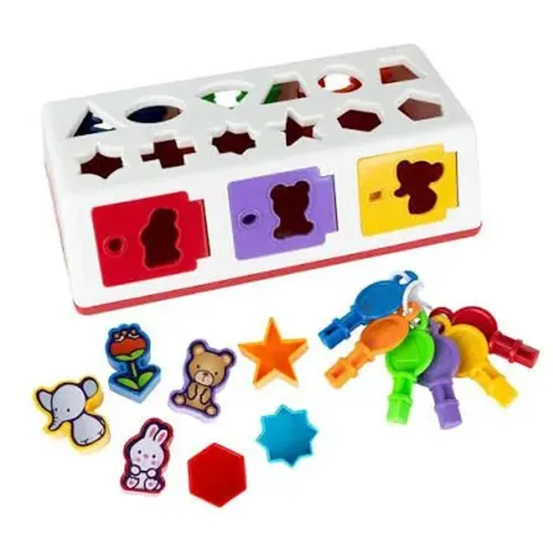 Brinquedo infantil caixa encaixa