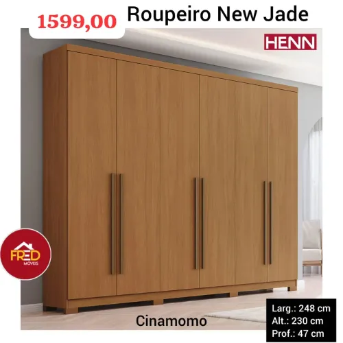 Guarda roupa casal jade ,entrega e monta, super promoção