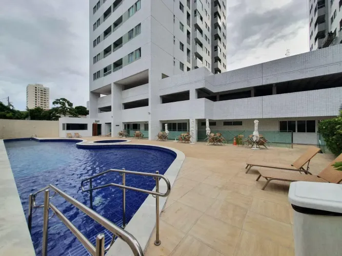 Apartamento 3 Quartos em Piedade | 70m², Suíte, Varanda e Piscina