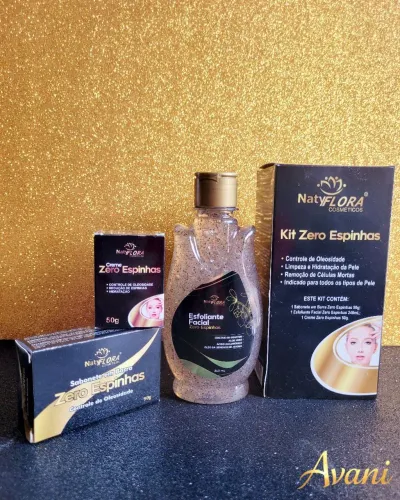 Kit Facial Zero Espinhas - Controle de Oleosidade e Limpeza Profunda