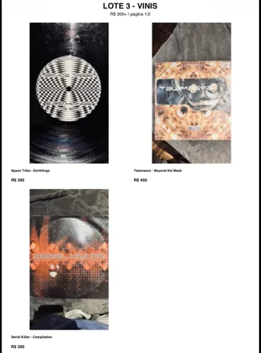 6 Vinis Psytrance / Goa Trance Raros ? Space Tribe / Talamasca / Shiva Chandra