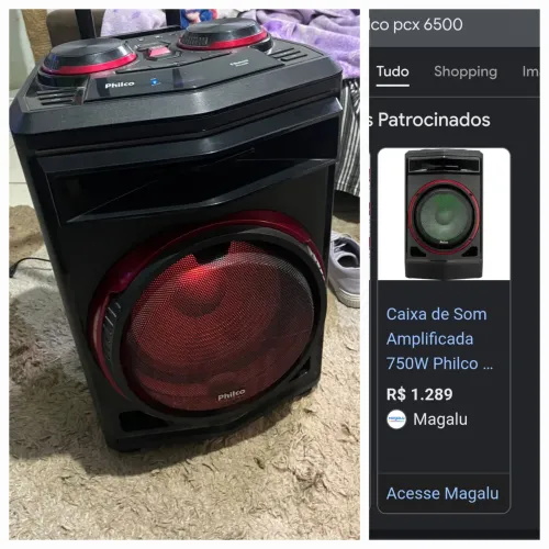 Vendo caixa de som top toca muito livre pra testes