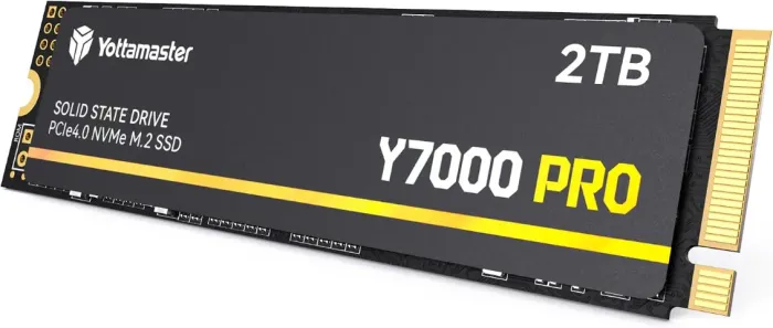 SSD M.2 NVME Yottamaster Y7000 PRO 2Tb PCI-e 4.0 (Novos + Garantia)