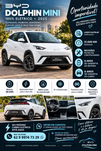 BYD Dolphin Mini (Elétrico) 2025