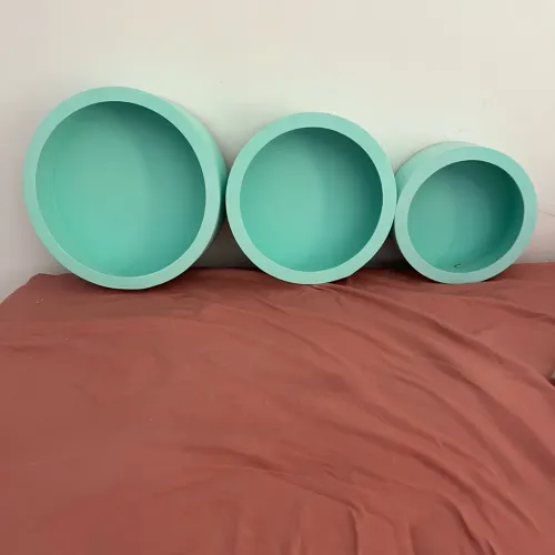 3 nichos -quarto de bebê 
