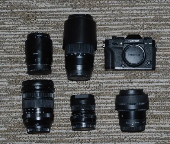 Setup Fujifilm Kit X-T20 mais 5 lentes