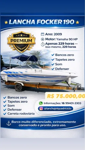 Lancha Focker 190