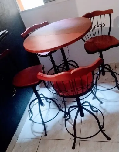Mesa bistrô Rusticando 