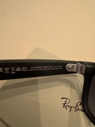 ray-ban | meta wayfarer - 2ª geração (Usado pouquíssimas vezes)