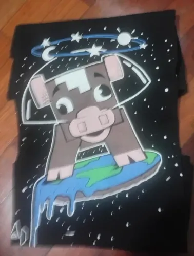 Vendo coleção camisas Felipe Neto Minecraft,usadas,