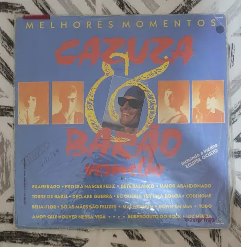 Vinil LP Cazuza e Barão Vermelho Melhores Momentos