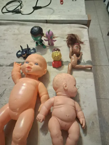 Lote de brinquedos 7 unidades 