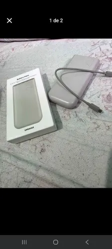 Vendo/Troco Carregador Portatil Sansung na Caixa 2.000 MAH com 45W, Ac jogos controles etc